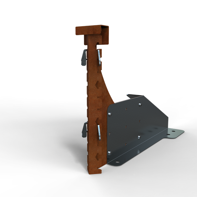 L-stag Corten komplett